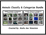 Animals Classify & Categorize Bundle