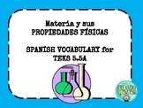 Classify Matter in SPANISH TEKS 5.5A  Vocabulary Review PPT