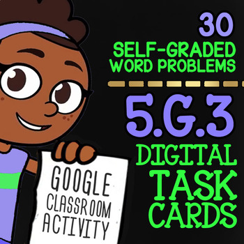 Preview of Classify Polygons Task Cards ★ 2D Shapes Activity for Google Classroom ★ 5.G.3