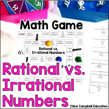 Preview of Classify Rational and Irrational Numbers Game - 8th Grade Math Activity