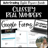 Classify Real Numbers Google Forms Homework