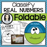 Classify Real Numbers (Rational or Irrational) FOLDABLE