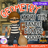 Classify Shapes Geometry Math Bandit Escape Room 4th Grade