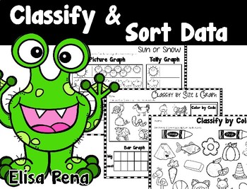 Preview of Classify & Sort Data ( Go Math Ch 12 & More)