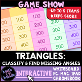 Classify Triangles & Find Missing Angles in Triangles - Ma