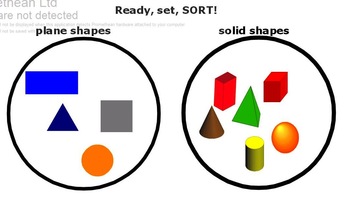 Preview of Classify and Sort Solid Shapes