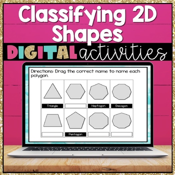 Preview of Classifying 2D Shapes Digital Activities 5.G.3 & 5.G.4 | Distance Learning