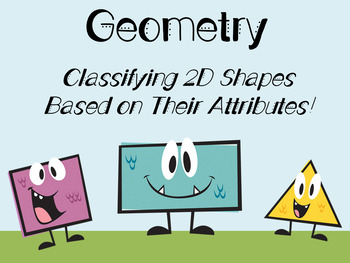Preview of Classifying 2D Shapes Huge Bundle! Geometry Club House!