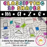Classifying 2D Shapes Maze 4.6C 4.6D 5.5A