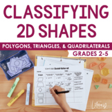 Classifying 2D Shapes-Polygons,Triangles, & Quadrilaterals, Oh My!