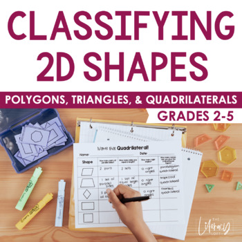 Preview of 2D Shapes Math Worksheets Fall Math Games Review 2nd grade 3rd 4th 5th