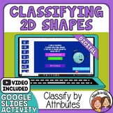 Classifying 2D shapes - Who am I? Riddles - Self-Checking 