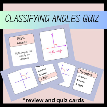Preview of Classifying Angles Math Presentation for 4th Grade