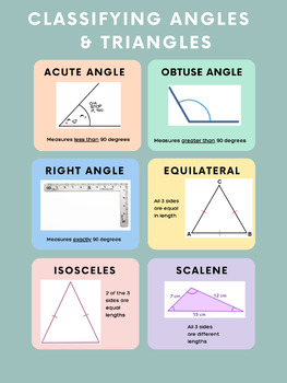 Preview of Classifying Angles and Triangles