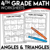 Classifying Angles and Triangles Worksheets
