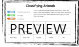 Classifying Animals - Color Code It