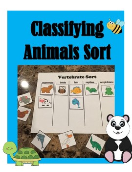 Preview of Classifying Animals Sort ~Freebie~