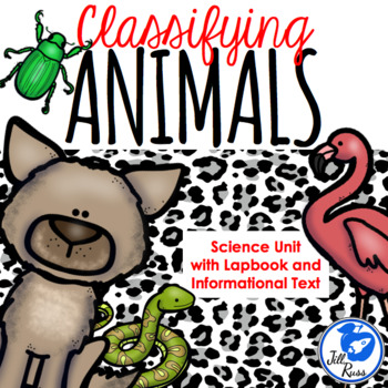Preview of Classifying Vertebrate Invertebrate Animals Unit, Lapbook, Informational Text
