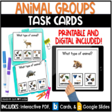 Classifying Animals and Animal Group Science Task Cards | 