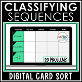 Classifying Arithmetic and Geometric Sequences Activity