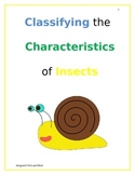 Classifying Characteristics of Insects