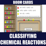 Classifying Chemical Reactions Boom Cards | Distance Learning