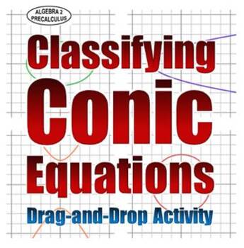 Preview of Classifying Conic Equations Drag-and-Drop Activity