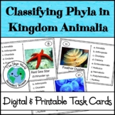 Distance Learning - Kingdom Animalia Task Cards - Printable + Digital Activity