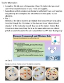 Classifying Matter Lab Activity - Elements, Compounds, and