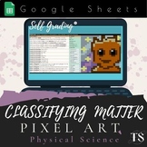 Classifying Matter Pixel Art- google sheet (mystery image)