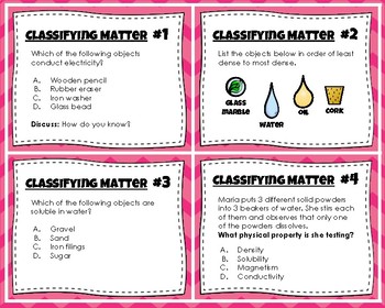Describing and Classifying Matter