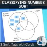 Classifying Numbers Sort TEKS 6.2a - Math Game - Math Activity