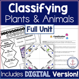 Classifying Plants and Animals Full Unit Print and Digital