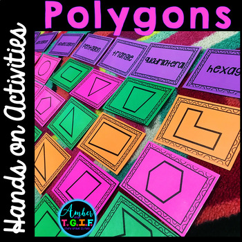 Preview of Classifying Polygons Sorts, Geometry Worksheets & Activities Identifying Shapes