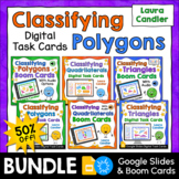 Classifying Polygons Boom Cards and Google Slides Bundle (