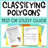 Classifying Polygons, Quadrilaterals, and Triangles Study 