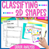 Classifying 2D Shapes Error Analysis Activity