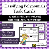 Classifying Polynomial Task Cards, Polynomial Basics