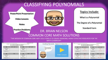 Preview of Classifying Polynomials (Practice Problems, Video Tutorials & Notes)