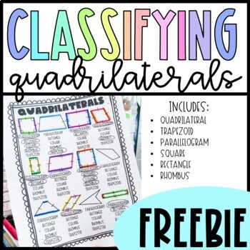 Preview of Classifying Quadrilateral Practice