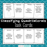 Classifying Quadrilateral Task Cards / Scoot - Quadrilater
