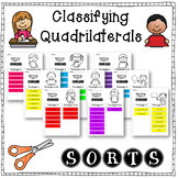 Classifying Quadrilaterals Attribute & Name Sorts