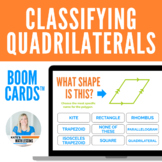 Classifying Quadrilaterals Fun Digital Activity Boom Cards™
