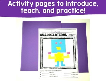 classifying quadrilaterals printables and games by create abilities