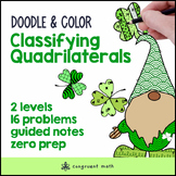 [Free] Classifying Quadrilaterals Doodle Math, Color by Nu