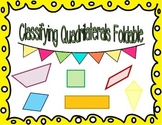 Classifying Quadrilaterals Foldable