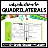 Classifying Quadrilaterals Worksheet Identifying Attribute