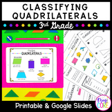 Classifying Quadrilaterals & Shapes 3rd Grade Math Unit 3.