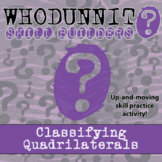 Classifying Quadrilaterals Whodunnit Activity - Printable 