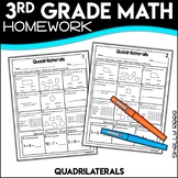 Classifying Quadrilaterals Worksheets 3rd Grade